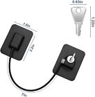 2 Pack Fridge Lock Freezer Lock With 4 Key For Child Safety Refrigerator Locks