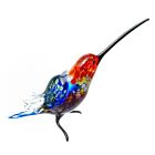 Hummingbird Hand Blown Art Glass Figurine Murano Handmade 3 5 2 4 Inch