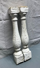 One Vintage Pair 3x19 Shabby White Spindles Porch Balusters Old Chic 576-23b