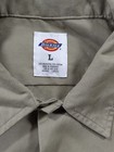 Dickies Mens Long Sleeve Twill Work Shirt Workwear - 574 - Khaki Size Lg