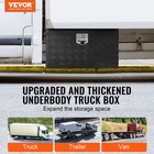 Underbody Truck Box Pickup Storage Box Heavy Duty Diamond With Lock And Keys