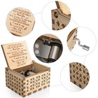 You Are My Sunshine Music Box  Gift For Mom From Son  Wood Laser Engraved Vin   
