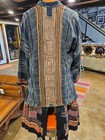 Vintage 1960s   1970s Hmong Tribal Embroidered Jacket   Skirt Ensemble     Golden Tr