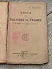 Ww1 Wwi 1918 Us Army Military Aef Guide Book For Soldiers In France - Named