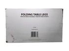 Waddell Ftl100 Folding Banquet Table Leg Black  Set Of 2   Mounting Hardware New