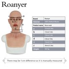 Roanyer Realistic Silicone Female Cover Neck Crossdresser Cosplay