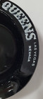 Vintage Four Queens Hotel Casino Las Vegas Nevada Black Glass Ashtray