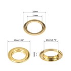 Leather Bag Eyelets Grommet Sets Grommets Kit Eyelets Button Kit With 3pcs Tool