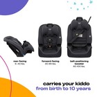     Easy Elite Slim All-in-one Convertible Car Seat  Grey Glyphs  Infant   Toddler