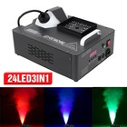 1500w Vertical Stage Dj Fog Smoke Machine Rgb Upspray Fogger Dmx Wireless Remote