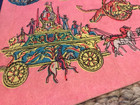 Vintage Ringling Brothers Barnum   Bailey Circus Pennant Tiger Elephant Clown