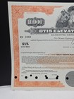  Otis Elevator Company 10 000 Dollar Bond Certificate Usa