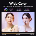 Rgb Video Light Portable Led Photography Studio Light With 10000mah Rechargeable