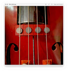 Walnut Magnetic Pickup For Upright Bass - Play Loud   With Effects  -usa Made