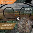 Hunting Chair Blind With See Through Panels Camouflage Ground Blind For Deer And