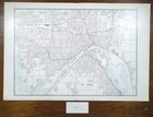 Vintage 1911 St Paul Minnesota Map 22 x15    Old Antique Original Como Park Zoo