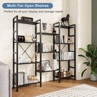 54  Triple 4 Tier Modern Bookshelf With 11 Open Shelf convertible Storage Shelf