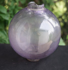 Antique C 1900 Amethyst   Purple Lightning Rod Weathervane Ball - Original
