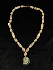 Ancient Rare Iridescent Roman Glass With Great Patina Beaded Necklace