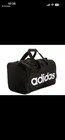 Adidas Originals Santiago Duffel Bag Black   White One Size Euc