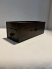 Vintage Carved Wooden Sewing Box With Drawer