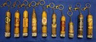 Handmade Wooden Cigar Keychain Ornaments With Real Fine Cigar Bands