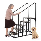 Portable Rv Steps 2 3 4 5 Step With Single Or Double Handrail 660lb Metal Stairs