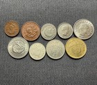 Colombia          Lot Of 9  World Foreign Coins