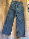 Vintage 1960 Usn Denim Seafarer Jeans Button Fly    Length 32 See Descript