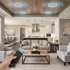 Herdio 6 5  Bluetooth Ceiling Speakers 4-pack 600w Total Ir Control Flush Mount