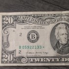 1985  20 Federal Reserve Banknote B05922133  New York Circulated Star Note