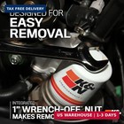 K n Oil Filter  20 000 Mile Engine Protection With Wrench Off Nut  Hp-4003   Com