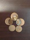 Lincoln Cent Off-center Struck Errors Lot Of 5 Coins 