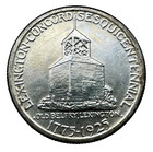 Us 1925 Lexington Commemorative Silver Half Dollar Bu