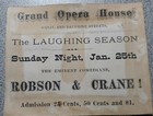 New Orleans Grand Opera House Shakespeare  1877 Robson   Crane  Trade Card