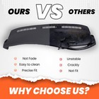 Dashboard Dash Cover Cap For Chevy Silverado Tahoe Gmc Sierra 1999-2006 Graphite
