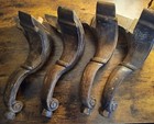 Vintage Heavy Oak Coffee Table Legs 13  High
