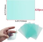20 Pcs Welding Protective Lens Replacement Lens   4 5  X 5 25  X 0 04  Outside    