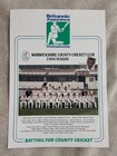 Warwickshire 1994 Signed Teamsheet Including Brian Lara