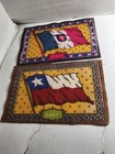 Lot Of 11 Vintage Cigar Tobacco Felt Flannel Country Flags