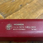 Hohner Golden Melody No  542 Harmonica Key Of G Made In Germany W  Red Case