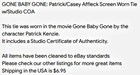 Gone Baby Gone  Patrick casey Affleck Screen Worn Tie W studio Coa