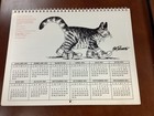 Vtg Cat Calendars B  Kliban Purina 1983