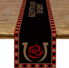 Kentucky Derby Table Runner Run For The Roses Horseshoe Horse Racing Themed P   