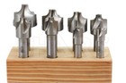 Shars 8 Hss 4 Flute 1 16  - 3 8  Corner Rounding End Mill Set New   