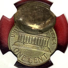 1961 Double Struck 60  Off-center Two Dates Mint Error  Ngc Ms-62 Bn 