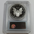 2003 W Pcgs Pr69 Dcam Proof 1 Oz Silver American Eagle Sae  1 Us Coin  53921a  