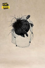 Fascinator Hat Veil Feather Fascinators Hair Clip Tea Party Pillbox Derby Hat Fa
