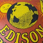 Vintage Edison Mazda Lamps Sign - Light Bulb Lamps Porcelain Gas Pump Sign