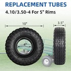 4 10 3 50-4 Replacement Tire And Inner Tube Set  2 Pack  10 Heavy Duty Tire A   